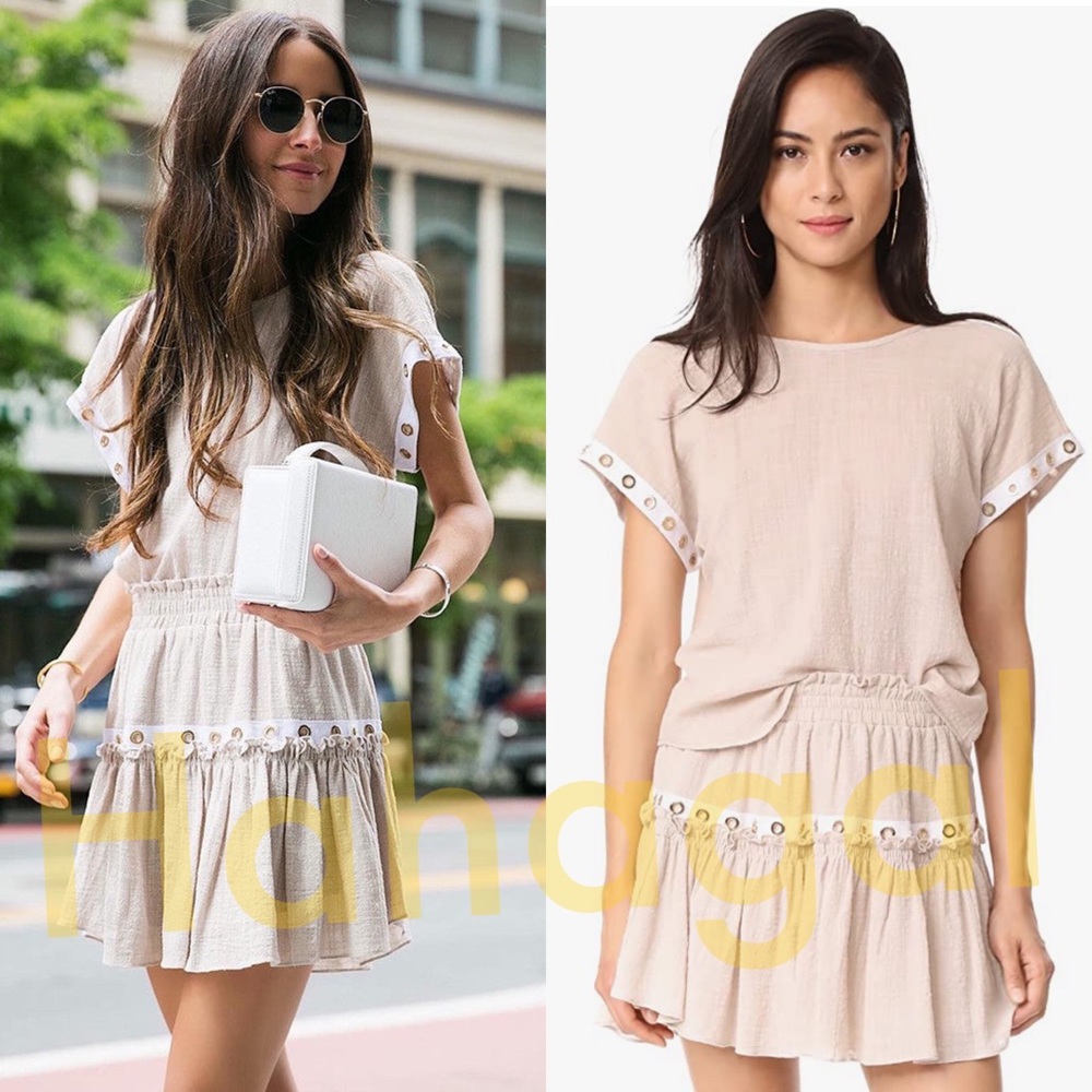 Misa Los Angeles Kezia Top and Alana Skirt set